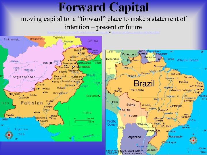Forward Capital moving capital to a “forward” place to make a statement of intention