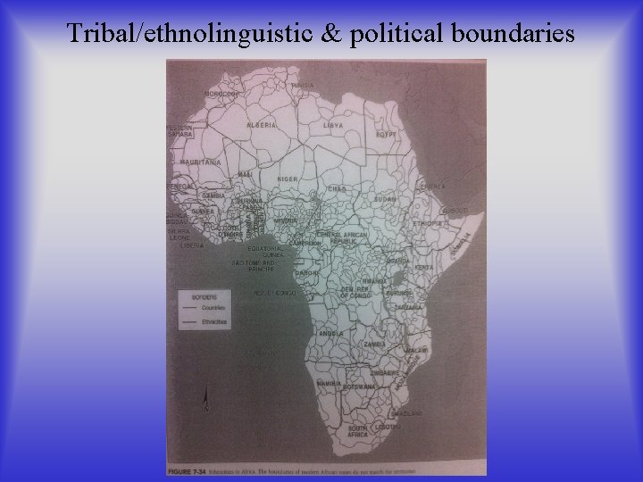 Tribal/ethnolinguistic & political boundaries 