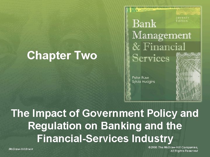 Chapter Two The Impact of Government Policy and