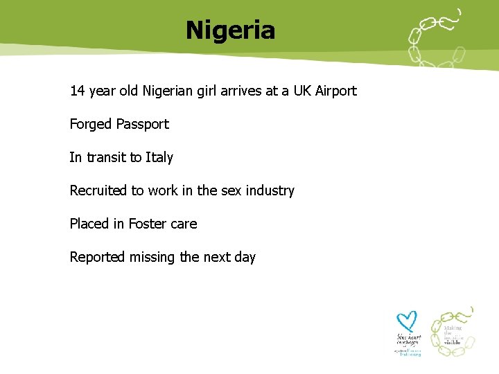 Nigeria 14 year old Nigerian girl arrives at a UK Airport Forged Passport In