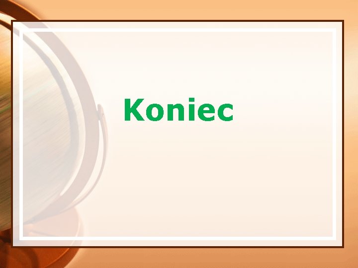 Koniec 