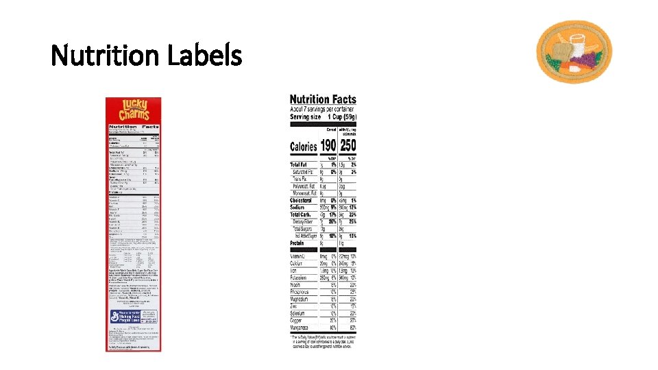 Nutrition Labels 