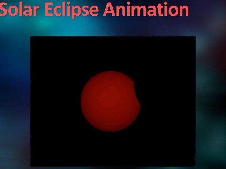 Solar Eclipse Animation 