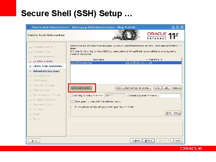 Secure Shell (SSH) Setup … 