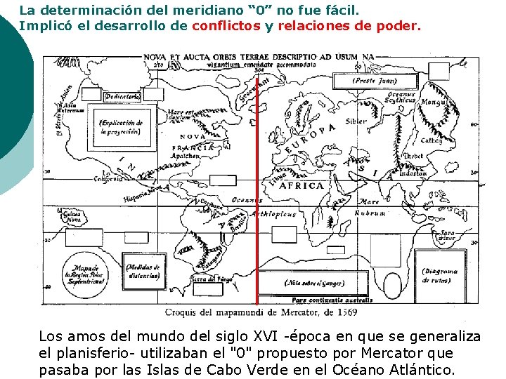 La determinación del meridiano “ 0” no fue fácil. Implicó el desarrollo de conflictos