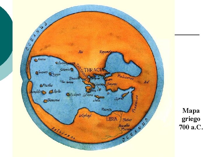 Mapa griego 700 a. C. 