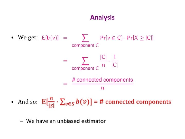 Analysis • 