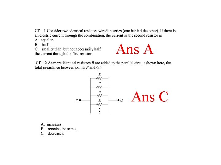 Ans A Ans C Ans A Ans C