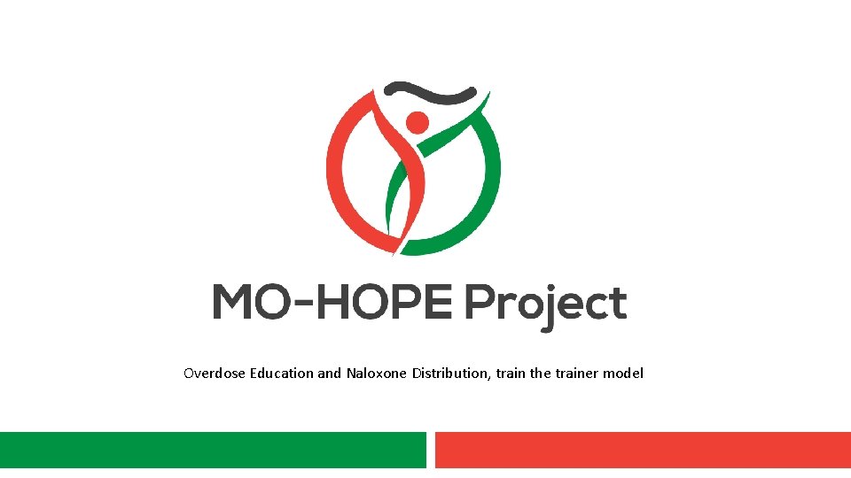 Overdose Education and Naloxone Distribution, train the trainer model 