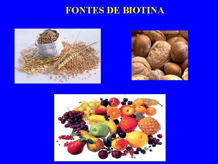 FONTES DE BIOTINA 