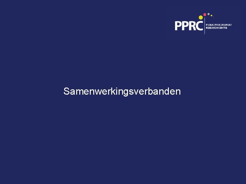 Samenwerkingsverbanden 