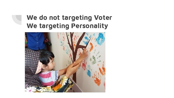 We do not targeting Voter We targeting Personality 