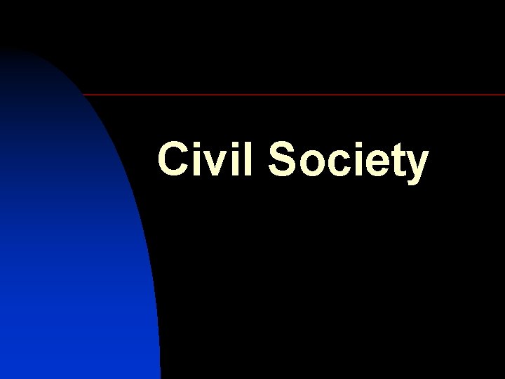 Civil Society 