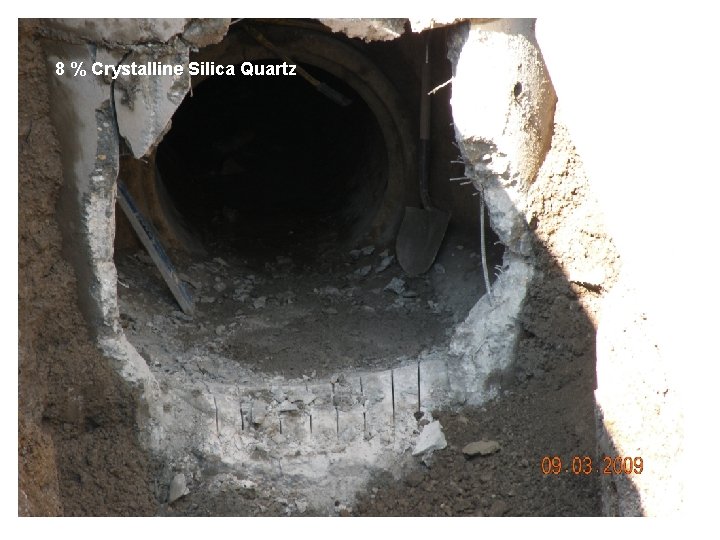 8 % Crystalline Silica Quartz 10% Crystalline Silica Quartz 8 % Crystalline Silica Quartz 10% Crystalline Silica Quartz