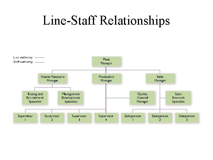 Line-Staff Relationships 
