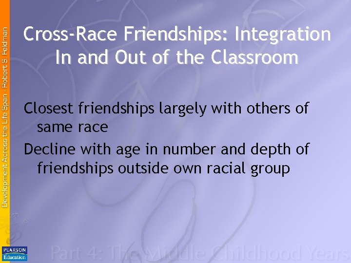 Cross-Race Friendships: Integration In and Out of the Classroom Closest friendships largely with others