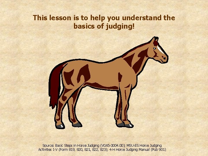 This lesson is to help you understand the basics of judging! Source: Basic Steps