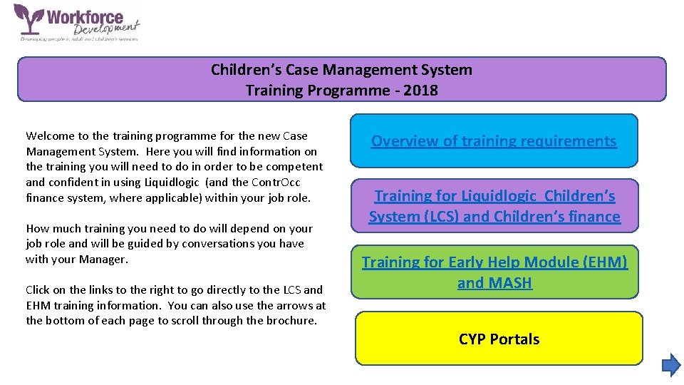 Case Management Training Program Childrens Case Management System Training Programme 2018 Welcome