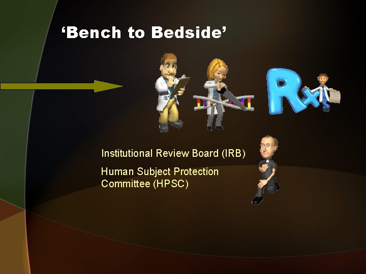 ‘Bench to Bedside’ Institutional Review Board (IRB) Human Subject Protection Committee (HPSC) 