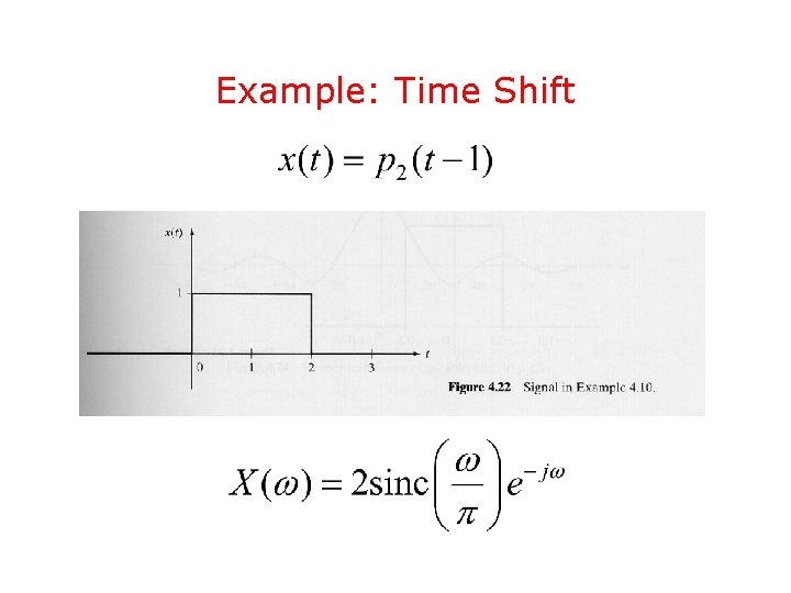 Example: Time Shift 