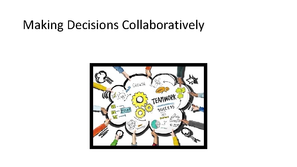 Making Decisions Collaboratively 