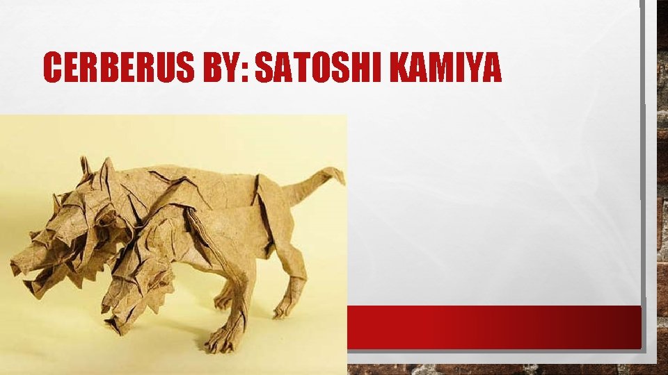 CERBERUS BY: SATOSHI KAMIYA 