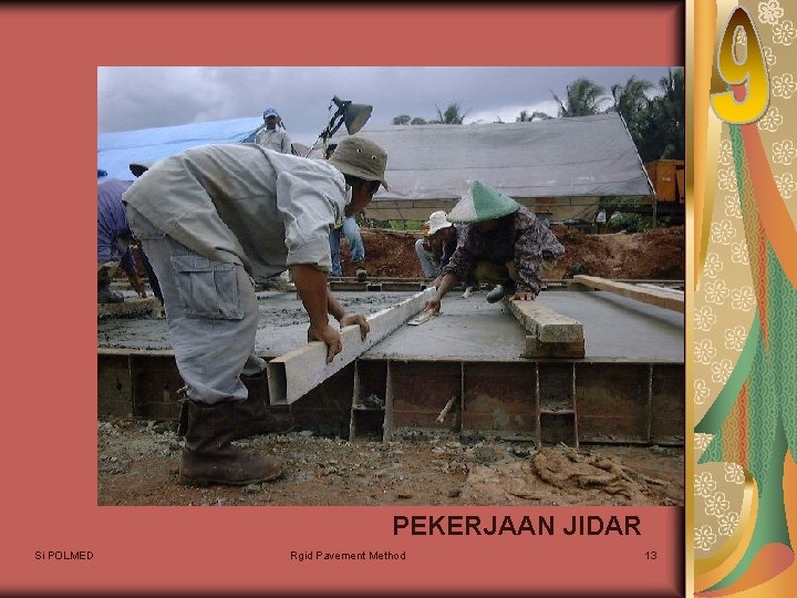 PEKERJAAN JIDAR Si POLMED Rgid Pavement Method 13 