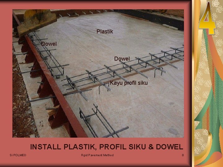 Plastik Dowel Kayu profil siku INSTALL PLASTIK, PROFIL SIKU & DOWEL Si POLMED Rgid
