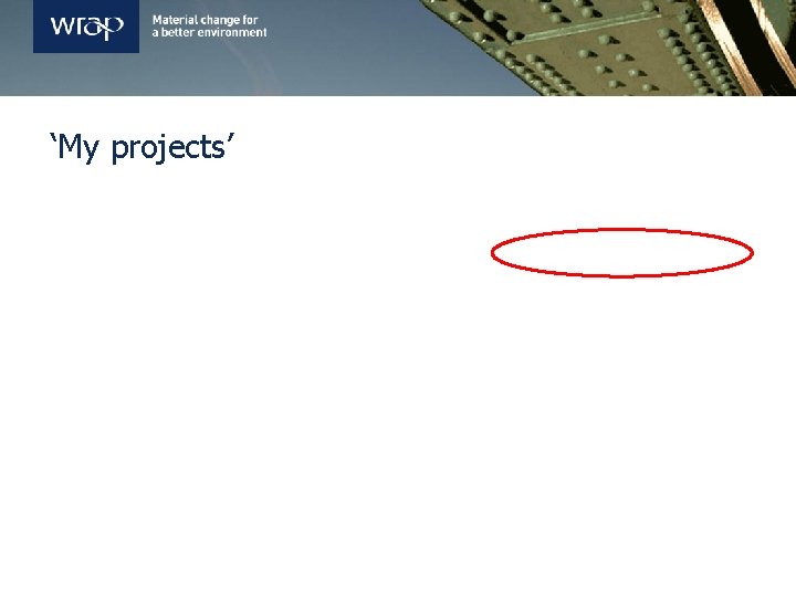 ‘My projects’ 