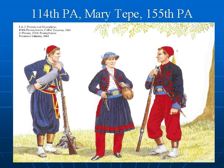 114 th PA, Mary Tepe, 155 th PA 