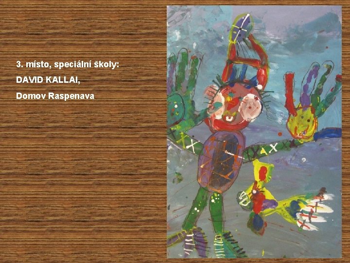 3. místo, speciální školy: DAVID KALLAI, Domov Raspenava 