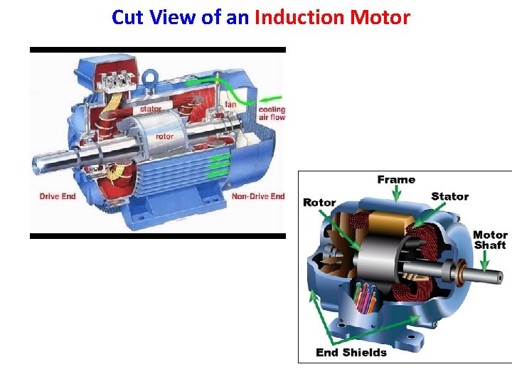 Cut View of an Induction Motor 