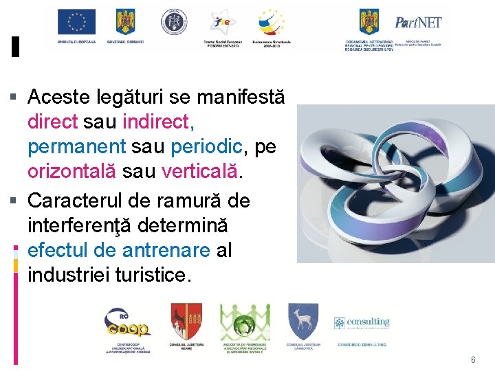  Aceste legături se manifestă direct sau indirect, permanent sau periodic, pe orizontală sau