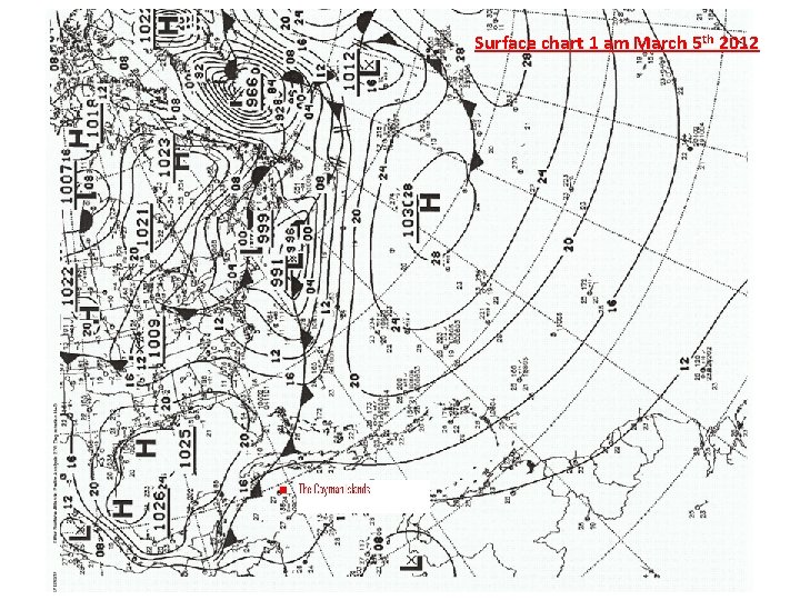 Surface chart 1 am March 5 th 2012 