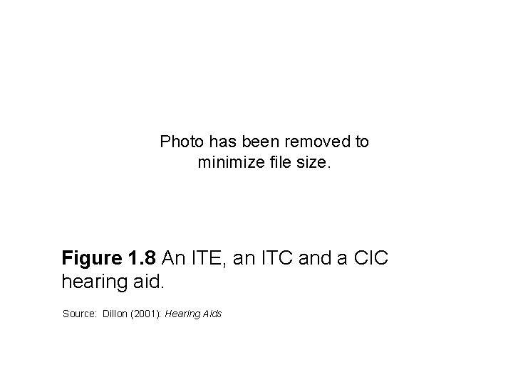 Photo has been removed to minimize file size. Figure 1. 8 An ITE, an