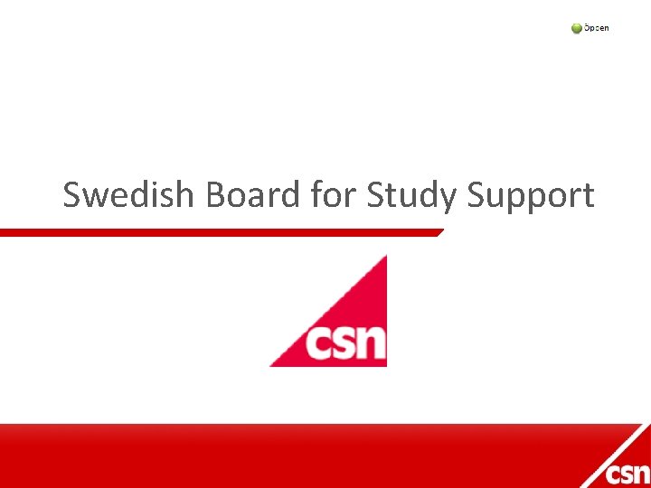 Swedish Board for Study Support 