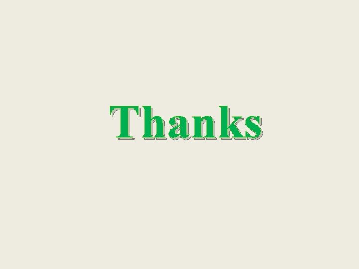 Thanks Thanks