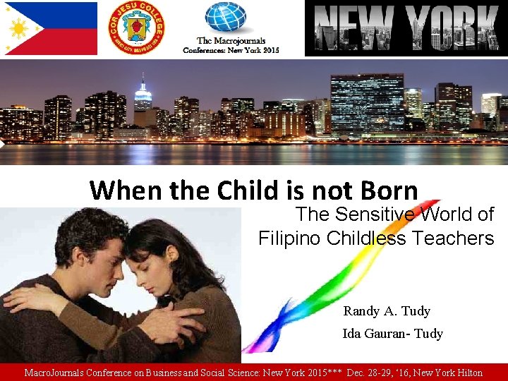 When the Child is not Born The Sensitive World of Filipino Childless Teachers Randy