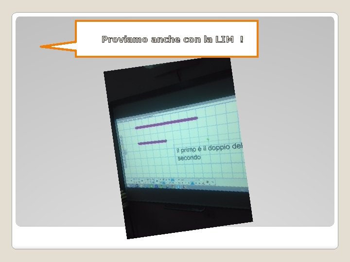 Bu. Proviamo anche con la LIM ! 