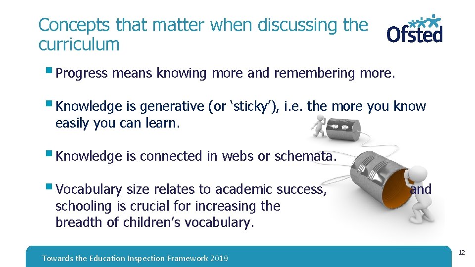 Concepts that matter when discussing the curriculum § Progress means knowing more and remembering Concepts that matter when discussing the curriculum § Progress means knowing more and remembering