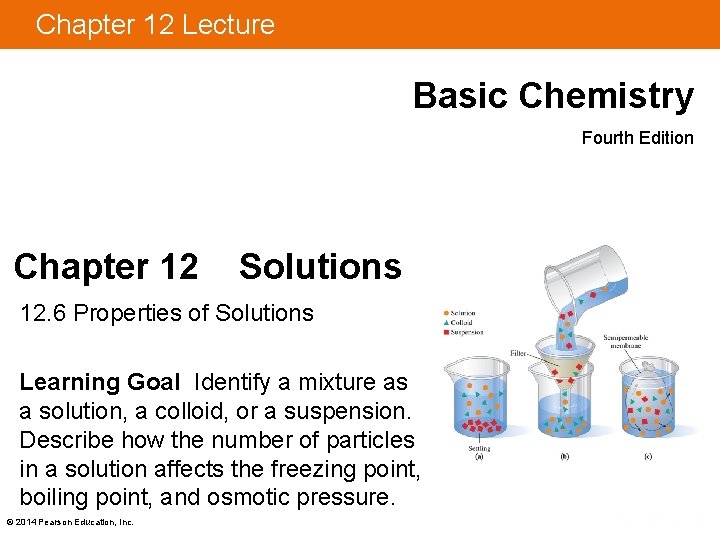 Chapter 12 Lecture Basic Chemistry Fourth Edition Chapter 12 Solutions 12. 6 Properties of