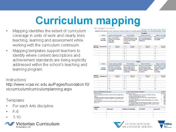Curriculum mapping • • Mapping identifies the extent of curriculum coverage in units of