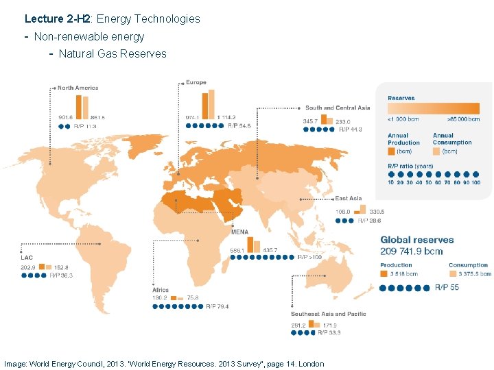 Lecture 2 -H 2: Energy Technologies - Non-renewable energy - Natural Gas Reserves Image:
