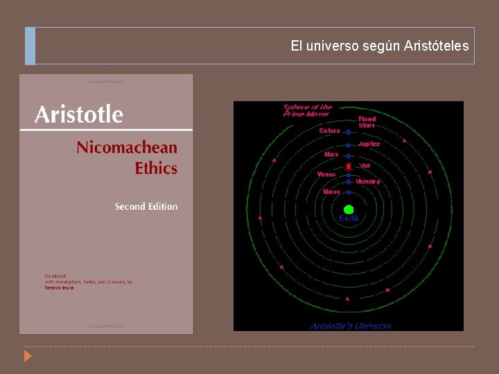 El universo según Aristóteles 