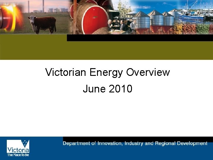 Victorian Energy Overview June 2010 