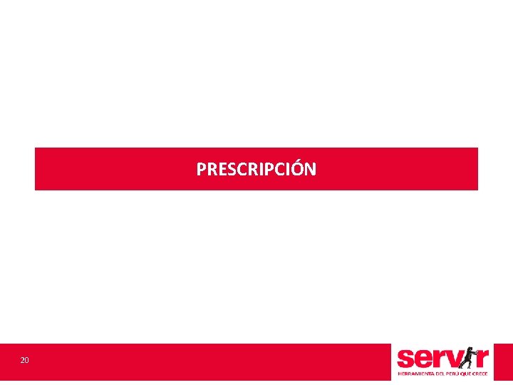 PRESCRIPCIÓN 20 