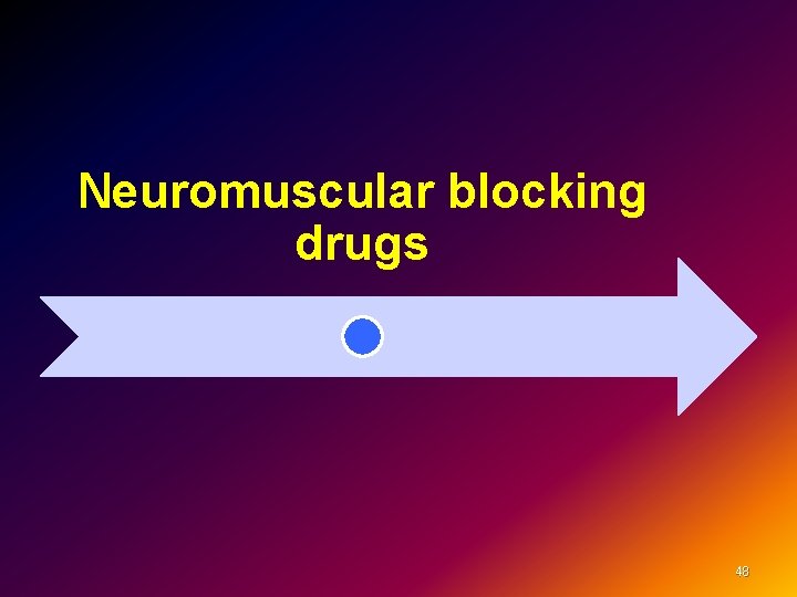 Neuromuscular blocking drugs 48 