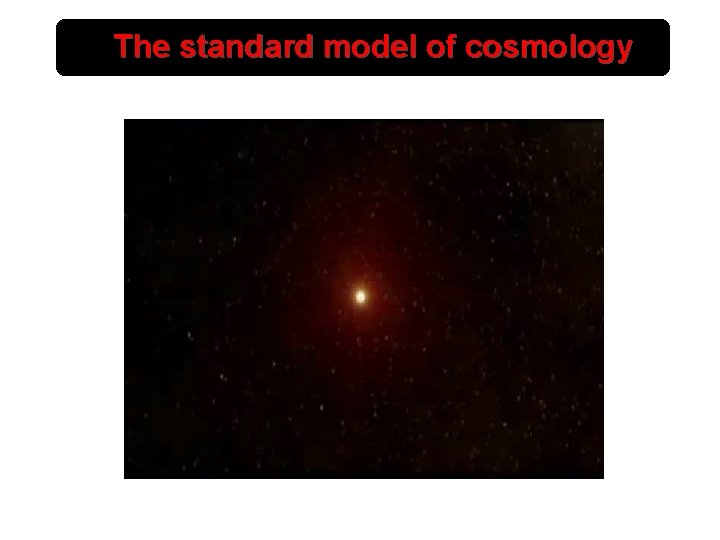 The standard model of cosmology 