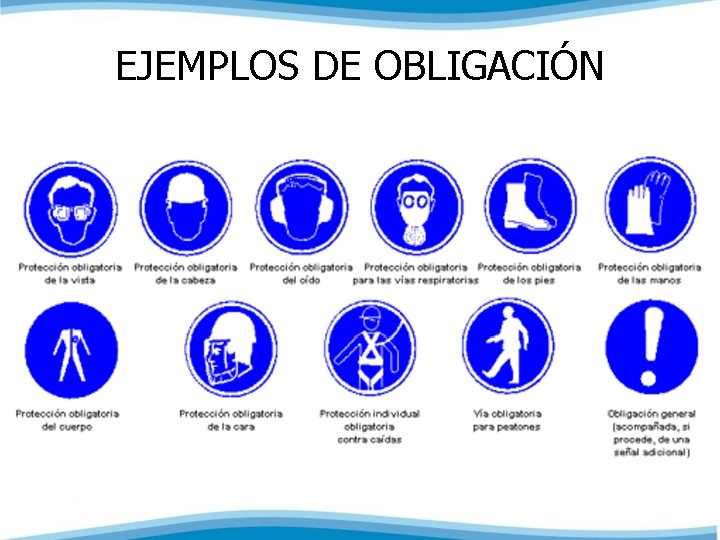 EJEMPLOS DE OBLIGACIÓN 