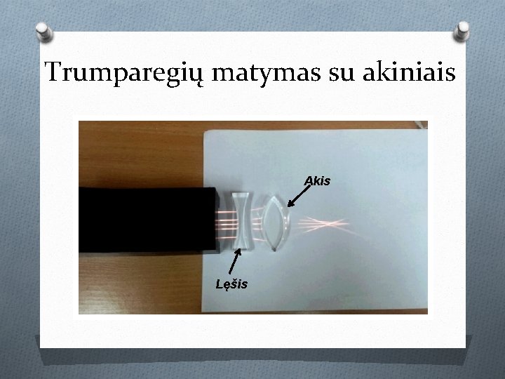 Trumparegių matymas su akiniais Akis Lęšis Trumparegių matymas su akiniais Akis Lęšis